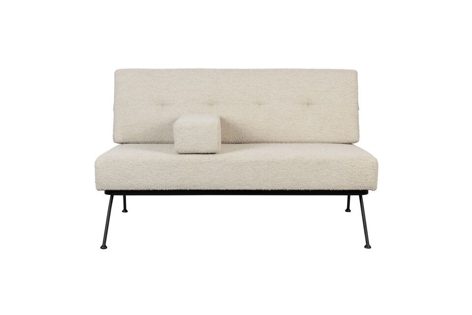 2-Sitzer-Sofa aus beigem Stoff Bowie - 5