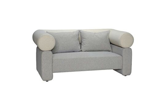 2-Sitzer-Sofa aus grauem Stoff Vera