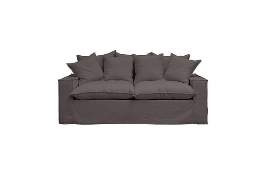 3-Sitzer-Sofa aus Baumwolle in Grau Candela ohne jede Grenze