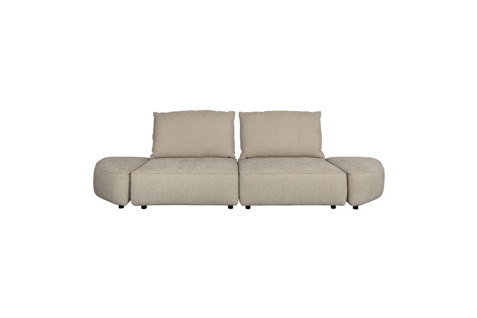 3-Sitzer-Sofa aus beigem Stoff Hunter Zuiver