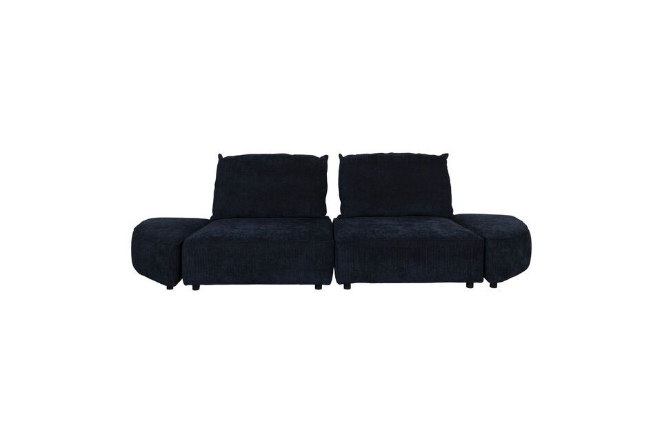 3-Sitzer-Sofa aus blauem Stoff Hunter Zuiver