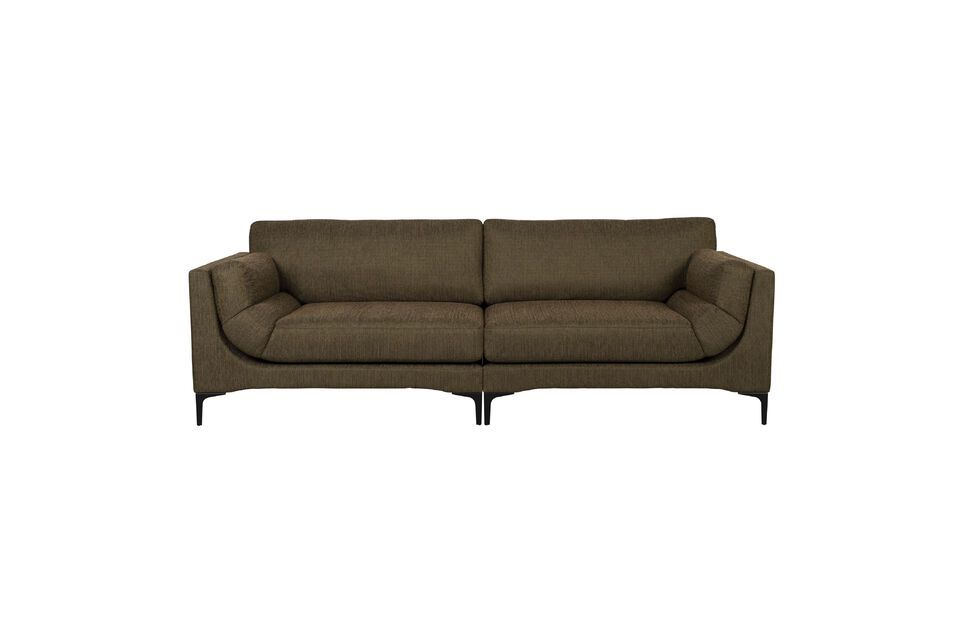 3-Sitzer-Sofa aus grünem Stoff Balcony Zuiver