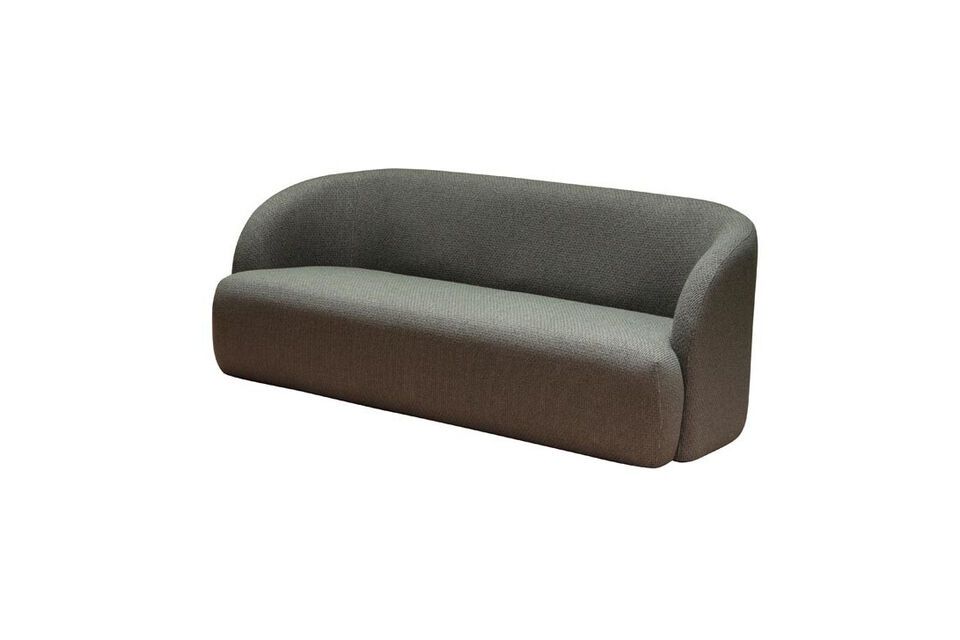 3-Sitzer-Sofa aus Polyester Khaki Clive Chehoma