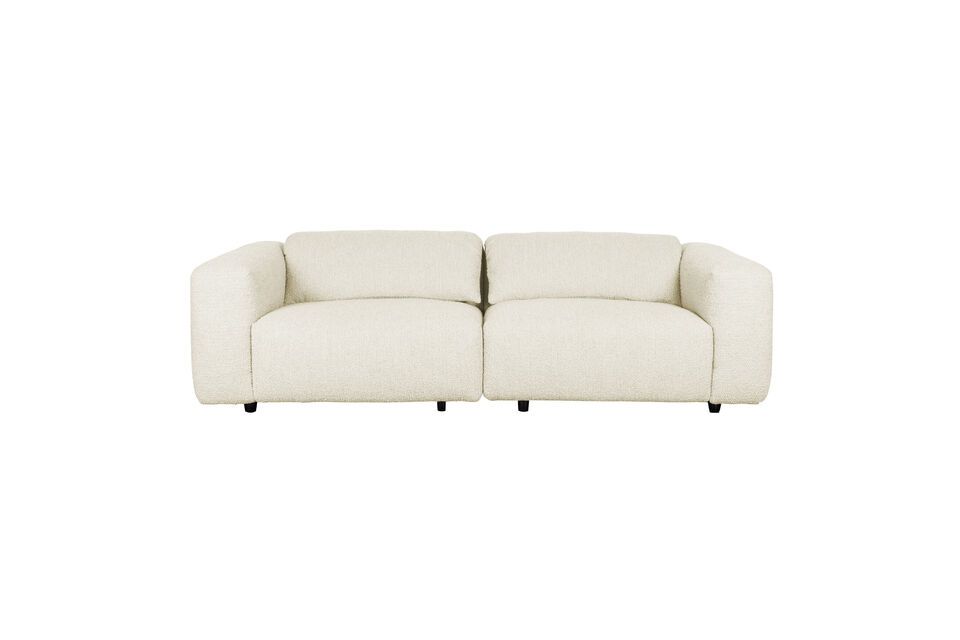 3-Sitzer-Sofa aus weißem Stoff Wings Zuiver