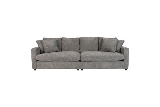 3-Sitzer-Sofa in dunkelgrauem Stoff Sense ohne jede Grenze