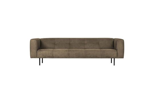 4-Sitzer-Sofa aus grünem Stoff Skin