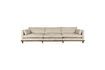 Miniaturansicht 5-Sitzer-Sofa aus beigem Stoff Blossom 1