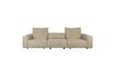 Miniaturansicht 5-Sitzer-Sofa aus beigem Stoff Wings 7