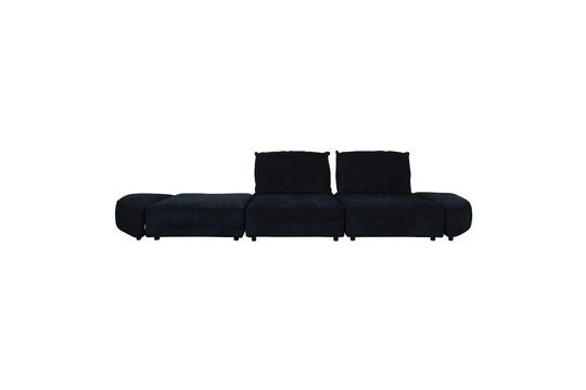 5-Sitzer-Sofa aus blauem Stoff Hunter ohne jede Grenze