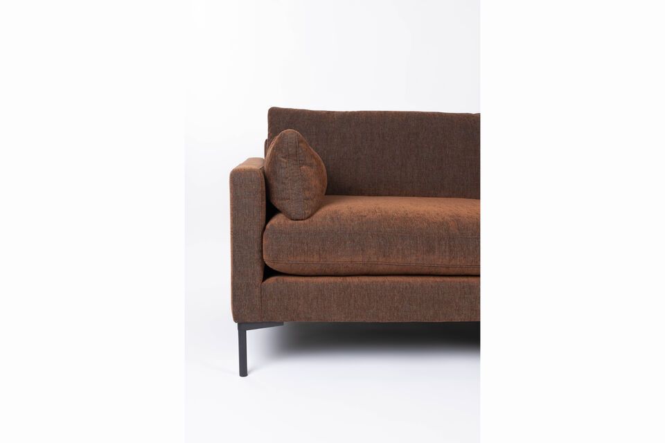 5-Sitzer-Sofa aus braunem Stoff Summer - 1