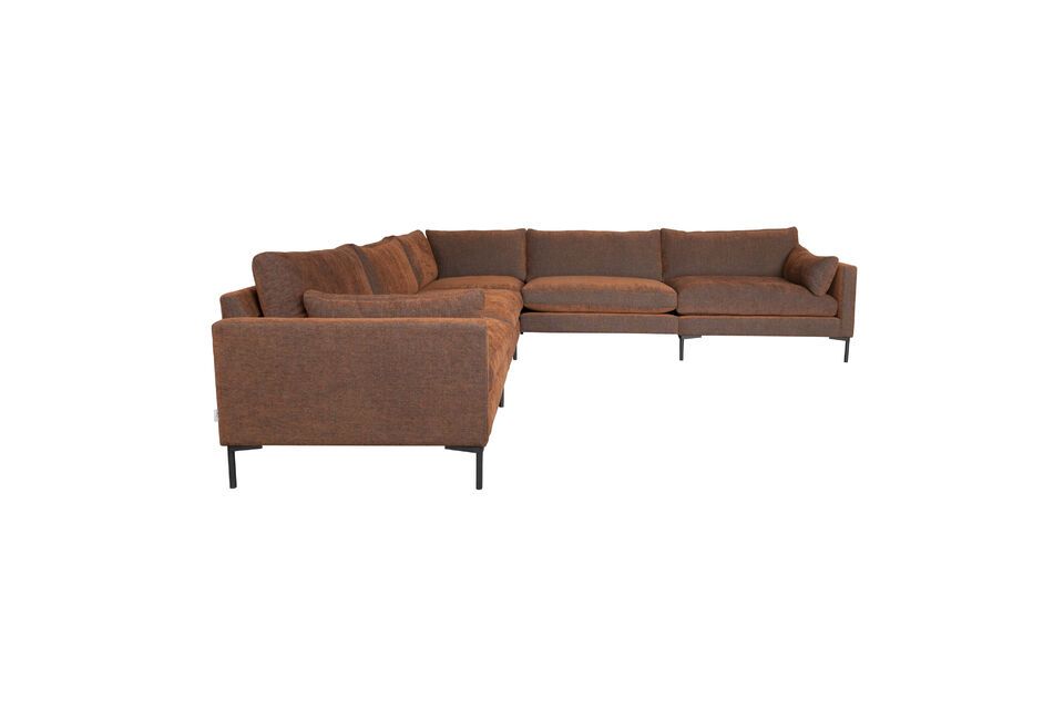 7-Sitzer-Ecksofa in Stoff terra Summer - 2