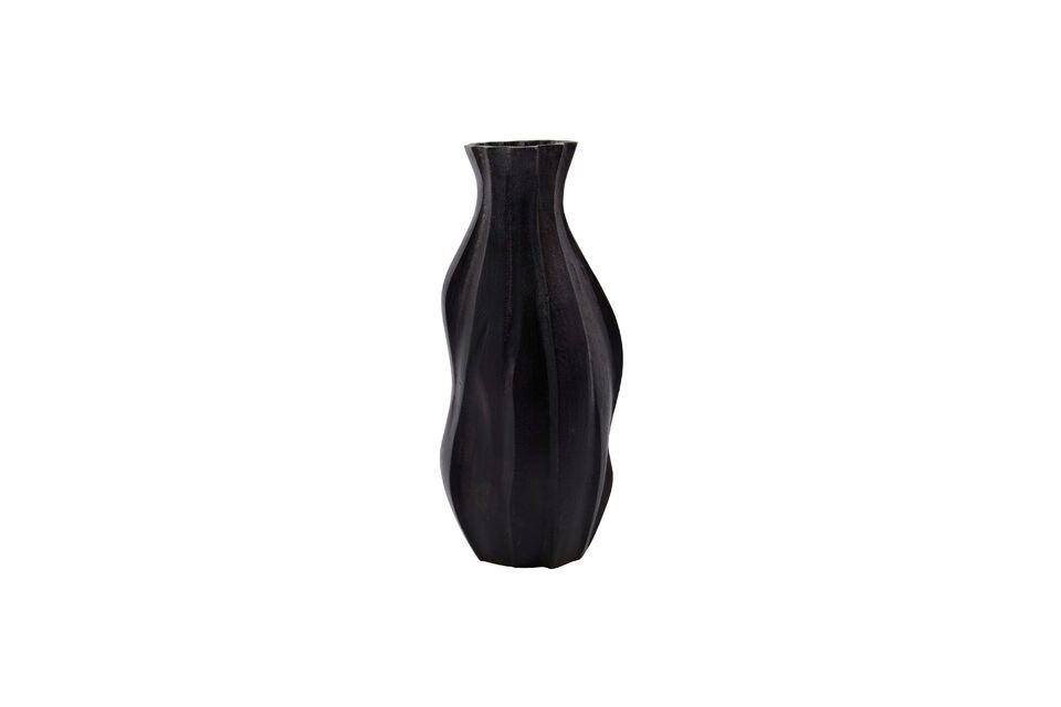 Buddy Vase aus Aluminium Messing schwarz House Doctor