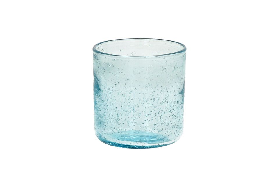 Glas aus hellblauem Vico-Glas Pomax