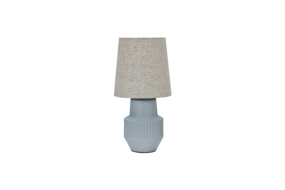 Hellblaue Keramik-Tischlampe Noam House Doctor