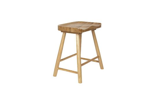 Hocker aus braunem Holz Vander