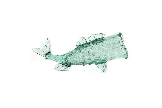 Krug aus transparentem recyceltem Glas Fish ohne jede Grenze