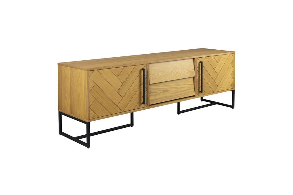 Niedriges Sideboard aus Eichenholz Class - 11