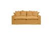 Miniaturansicht Orangefarbenes 3-Sitzer-Sofa aus Baumwolle Candela 3