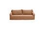 Miniaturansicht Orangefarbenes 3-Sitzer-Sofa aus Stoff Turia ohne jede Grenze