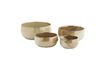 Miniaturansicht Set von 4 Schalen aus Steingut beige braun Cerening 1