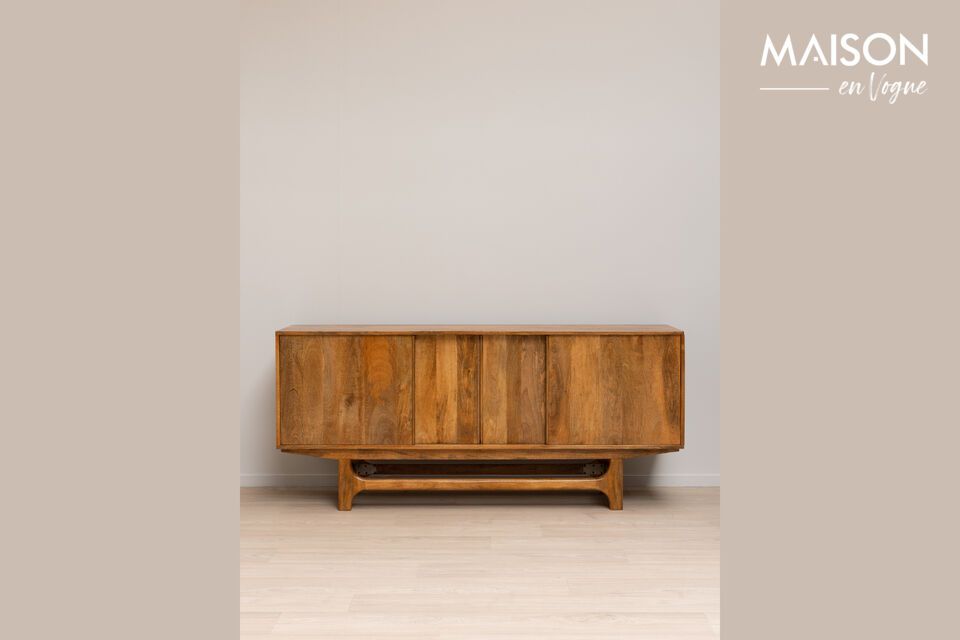 Sideboard aus dunklem Holz Swann Chehoma