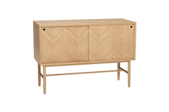 Sideboard aus hellem Eichenfurnier Herringbone