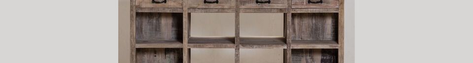 Materialbeschreibung Sideboard aus Holz in Taupe Manufacture