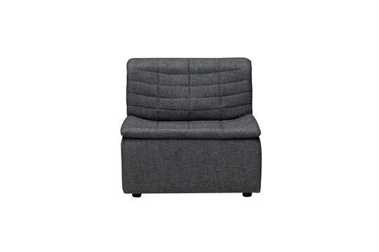 Sofaelement aus grauem Stoff Clide