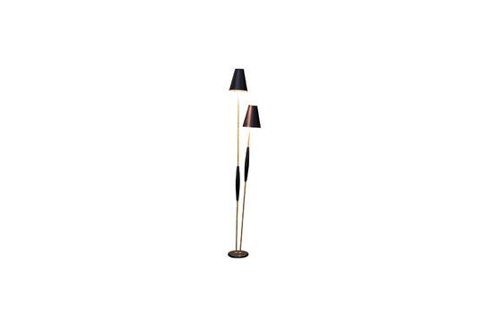 Stehlampe aus Metall in Gold und Schwarz Double ohne jede Grenze