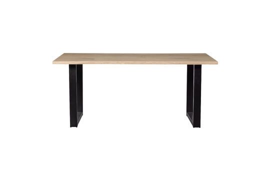 Tisch 180x90 aus massiver Eiche in beige mit U-förmigen Beinen Tablo ohne jede Grenze