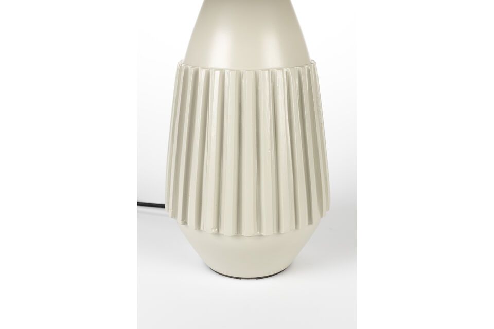 Tischlampe aus beigem Aluminium Aysa - 6