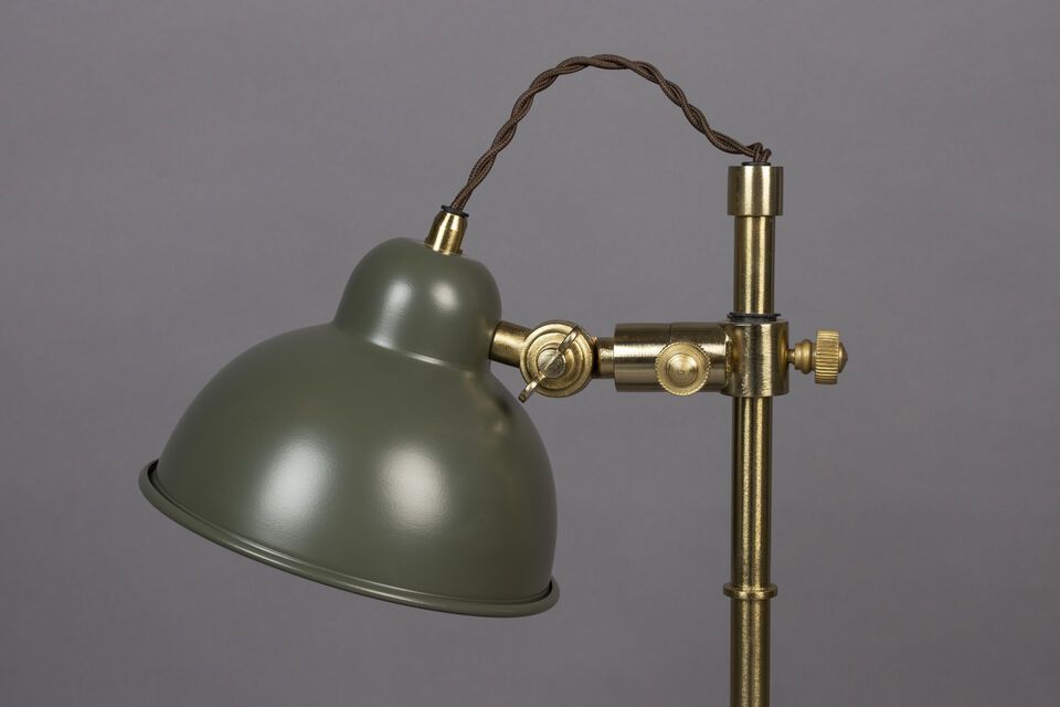 Tischlampe aus grünem Eisen Todd - 1