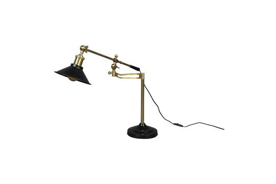 Tischlampe aus schwarzem Eisen Penelope