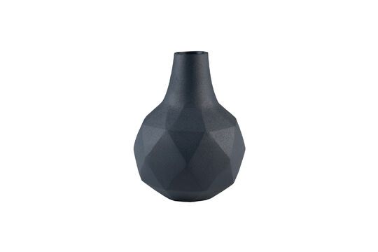 Vase aus blauem Aluminium 16 cm Bloom ohne jede Grenze