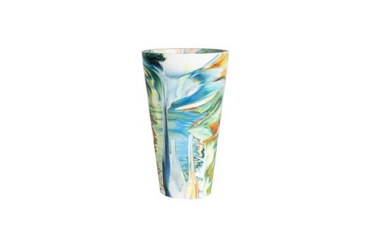 Vase aus Harz mehrfarbig 30 cm Conic