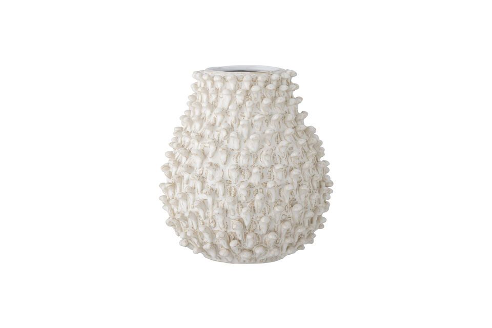 Vase aus naturfarbenem Sandstein H25 Spikey Bloomingville