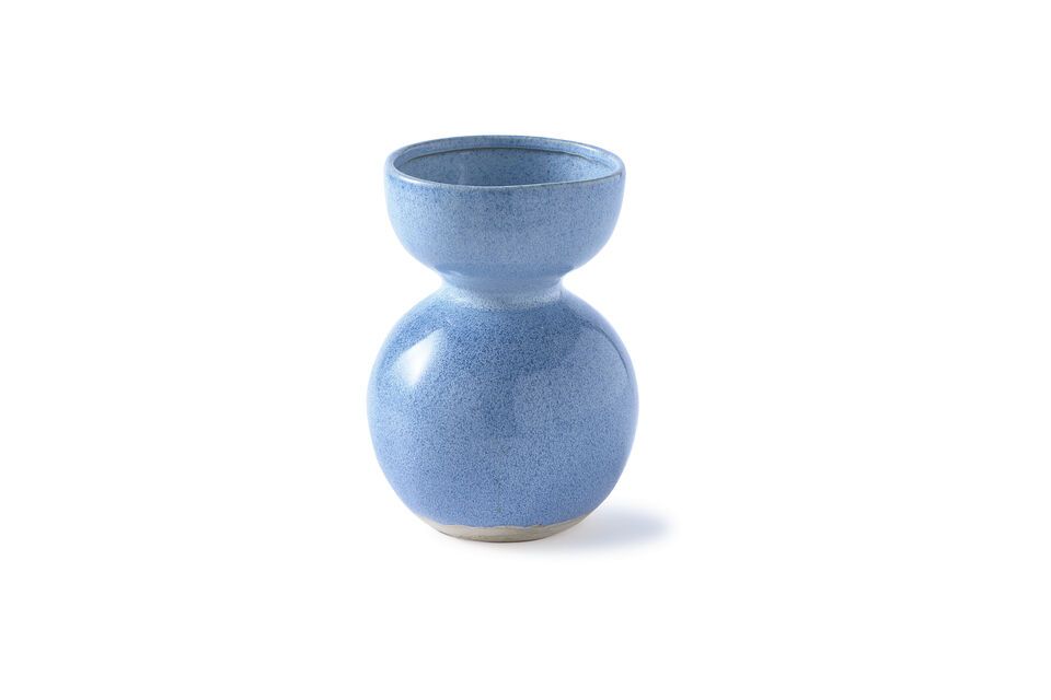 Vase aus Sandstein hellblau h45cm Boolb Pols Potten