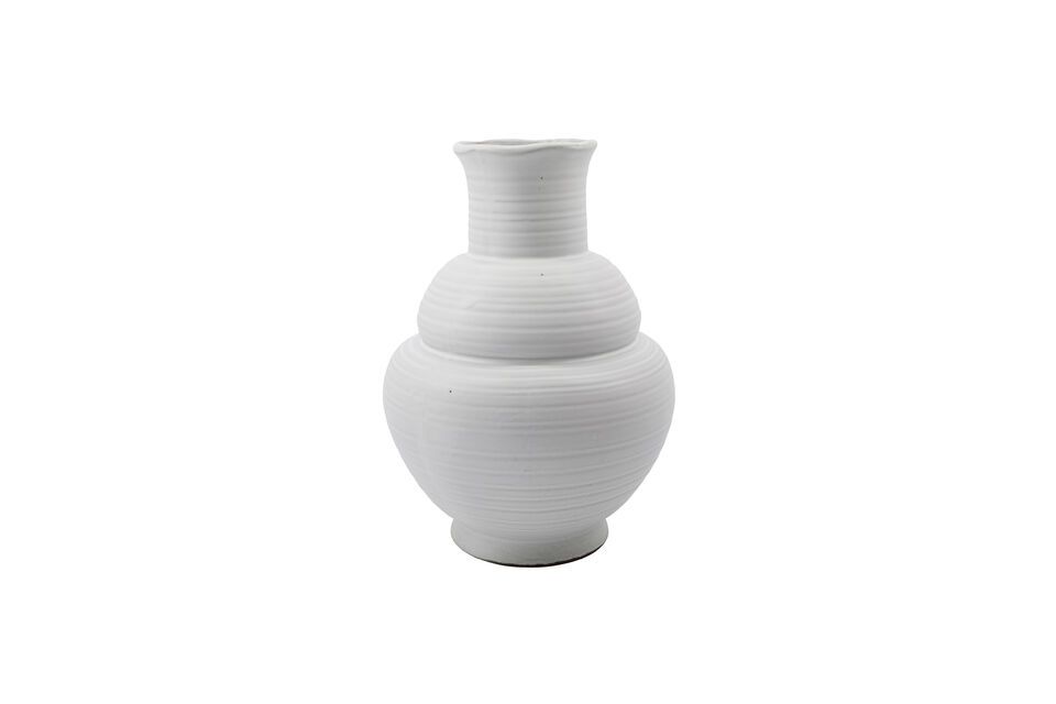 Vase aus weißem Sandstein Liva House Doctor