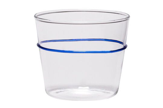 Wasserglas aus blauem Glas Orbit ohne jede Grenze